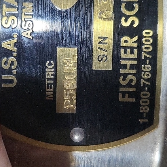 FISHER SCIENTIFIC USA STANDARD TESTING SIEVE SIZE No. 60 - Picture 5 of 9